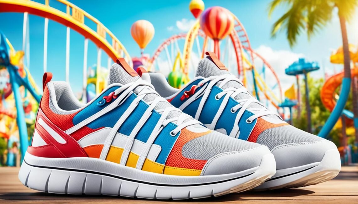 best walking sneakers when going to theme parks fun for summer vacation